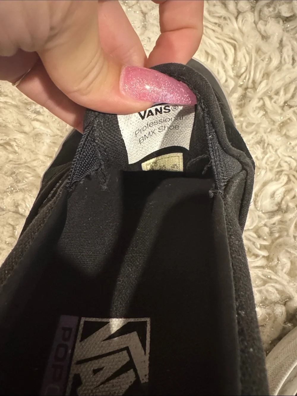 Vans Black Suede Slip-On Loafers